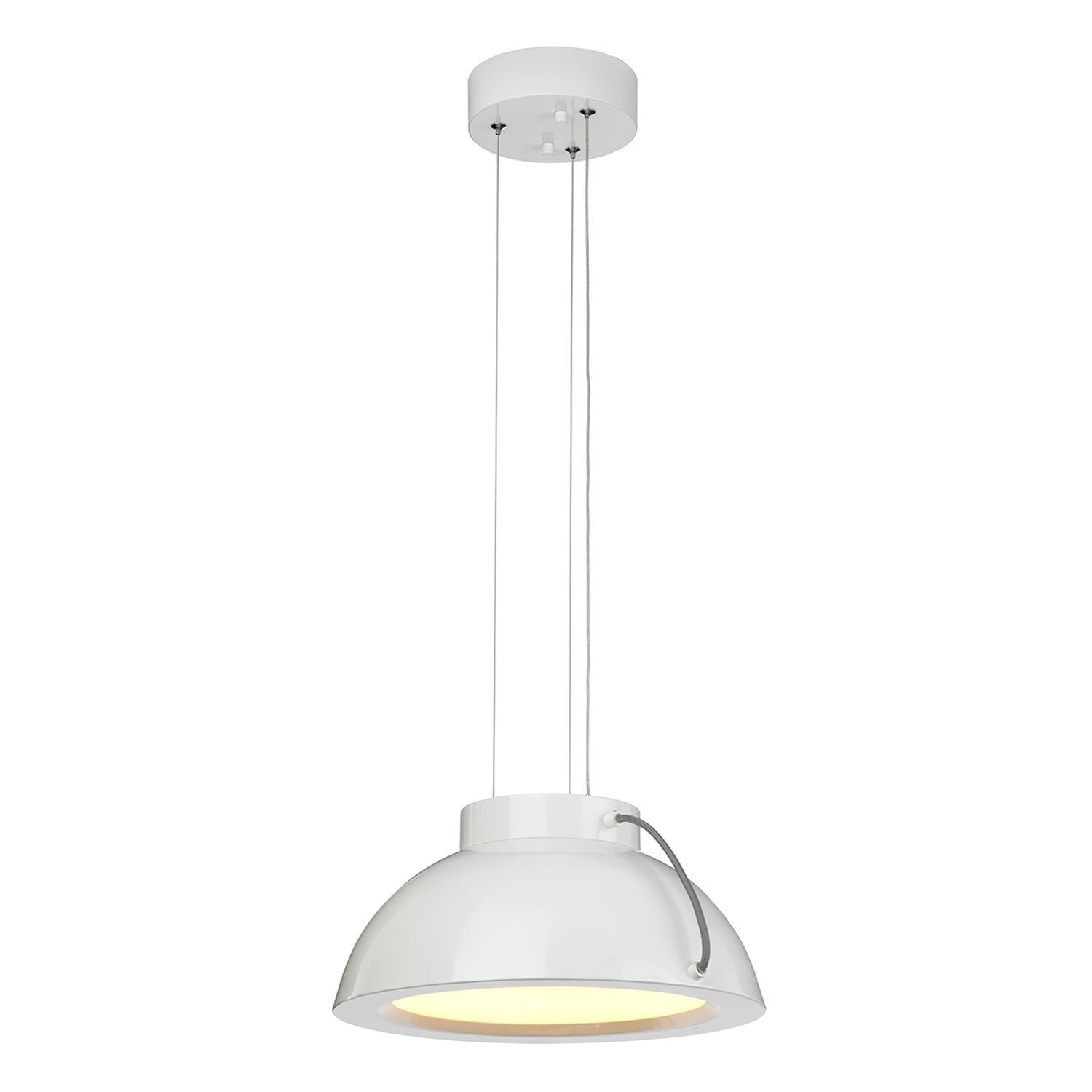 LED Pendelleuchte KOPPLA Weiß Ø35cm dimmbar Lampe Deckenleuchte, Lampe, Kronleuchter, Leuchte