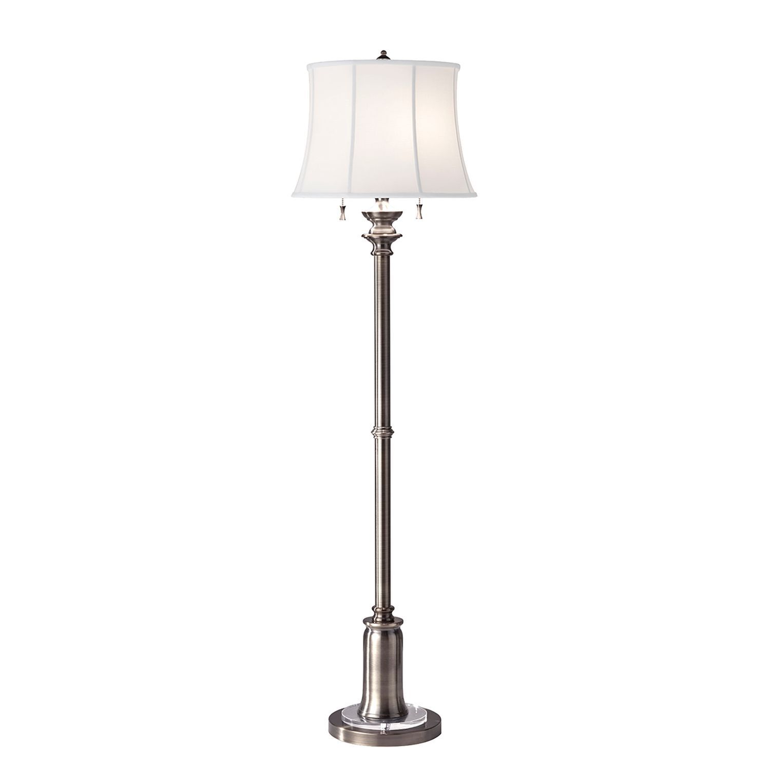 Vintage Stehlampe JOHA in Nickel 158cm Bodenlampe