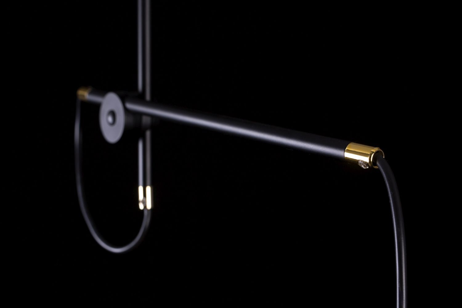 Hängelampe Stoff Metall Schwarz Silber Gold verstellbar Elektrisches Gerät, Mikrophon
