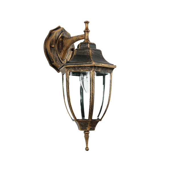 Wandlampe, Außenleuchte, Laterne, Metall, Kupfer