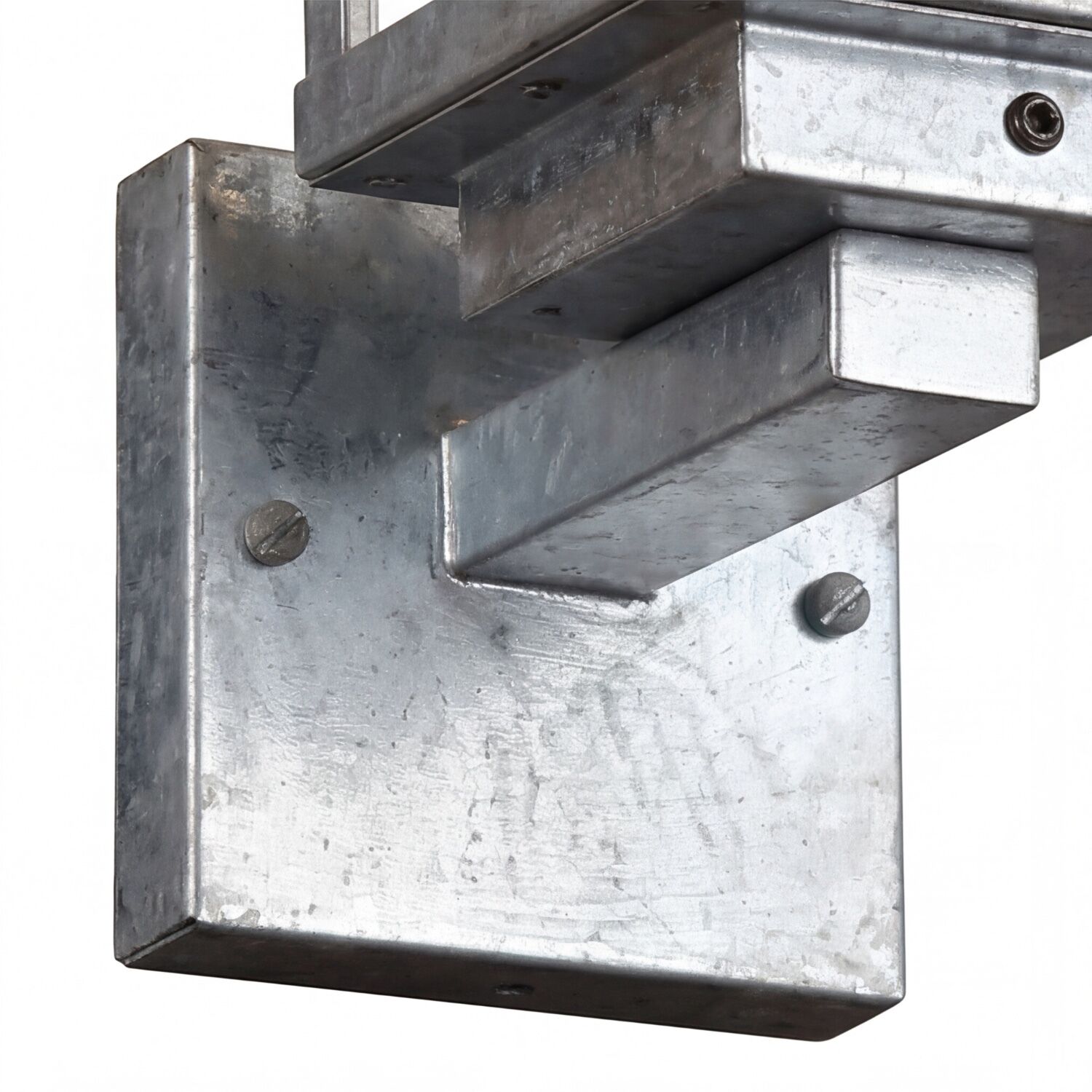 metall, stahl, halterung, schrauben, plattform