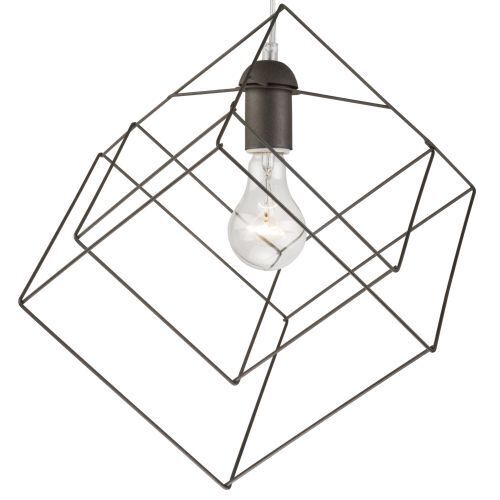 Eckige Hängeleuchte AGATRIA Anthrazit Design Lampe