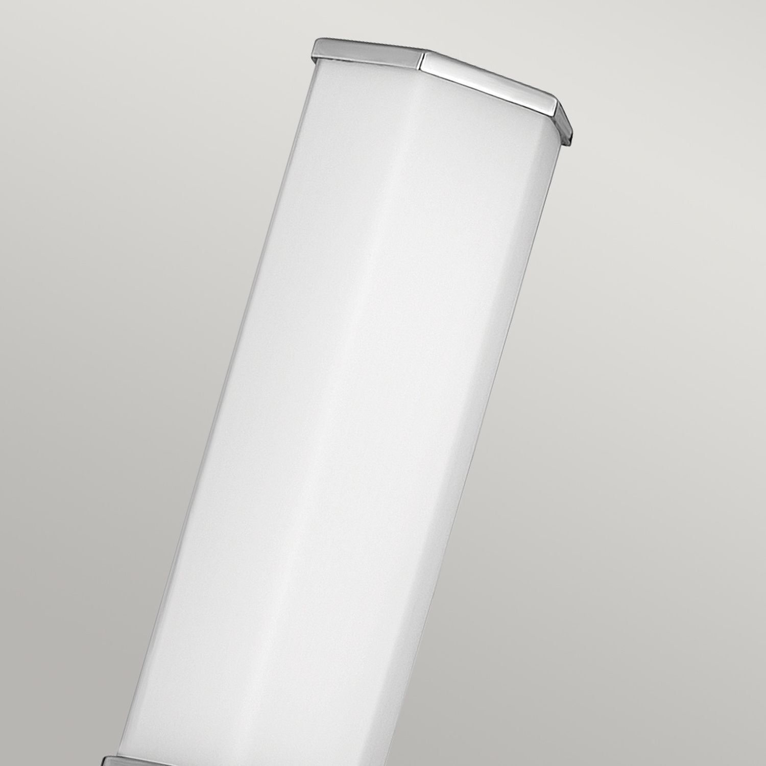 LED Wandleuchte Badezimmer IP44 35,6 cm hoch Glasschirm