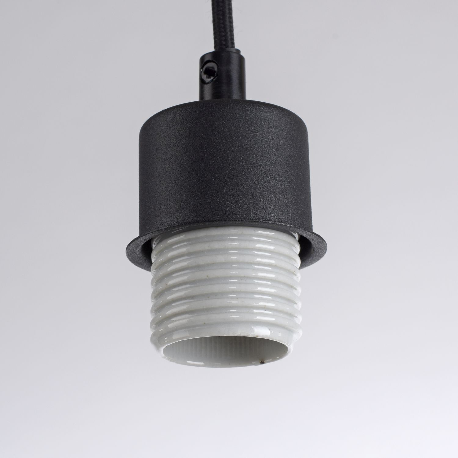 Runde Pendelleuchte Papier Holz E27 107 cm gemütlich Licht