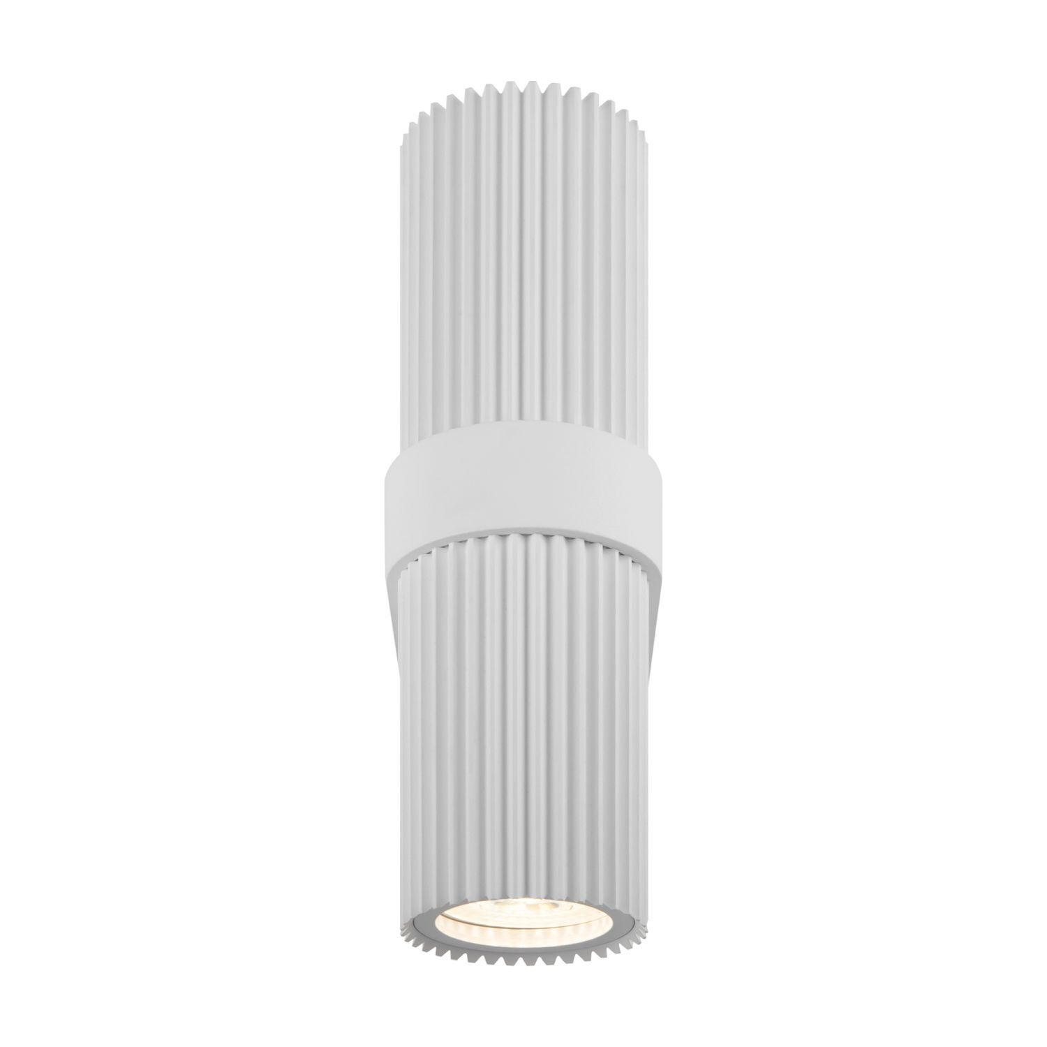 Wandleuchte Aluminium GU10 Up Down 23 cm hoch Weiß