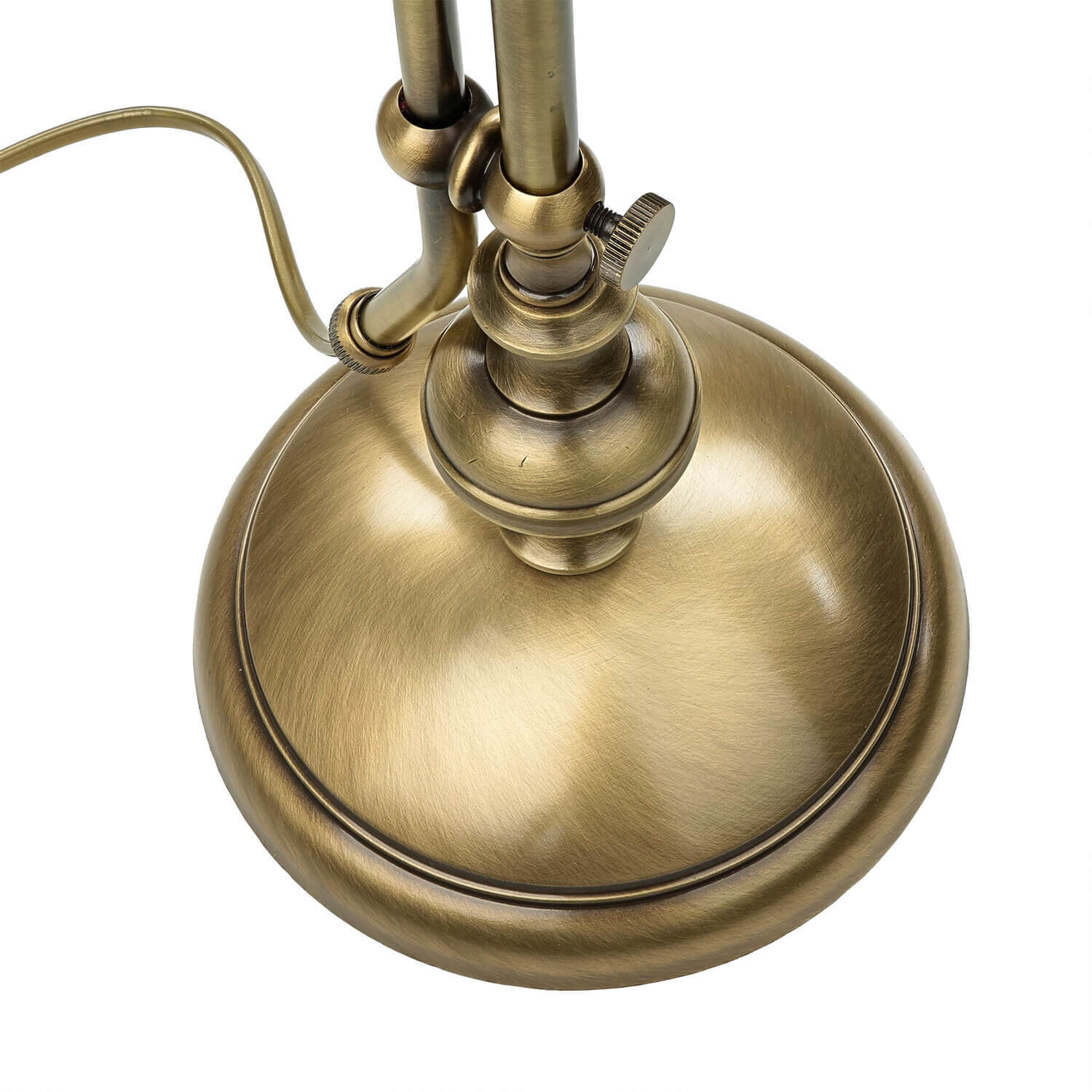 Tischlampe Messing in Bronze mit Glas Premium Bronze, Lampe, Beleuchtung