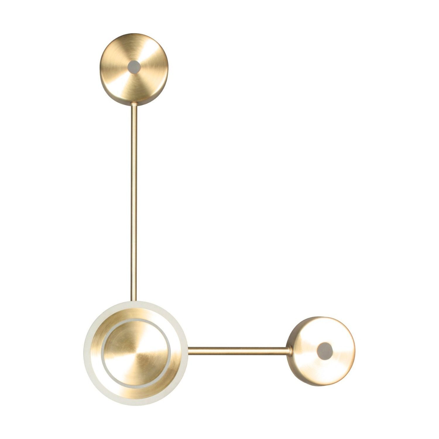 Wandhalter, Wandhaken, goldfarben, moderne Lampe, Kreisddesign