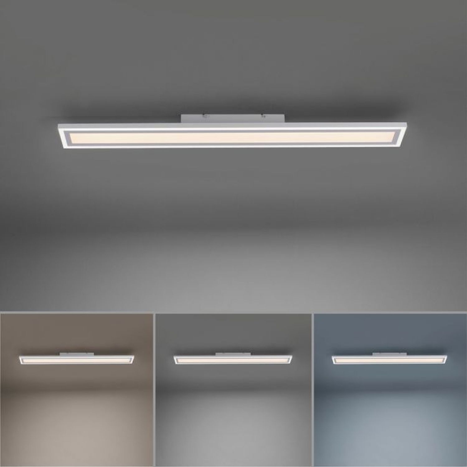 LED Deckenlampe Fernbedienung dimmbar 2000 lm L:100 cm