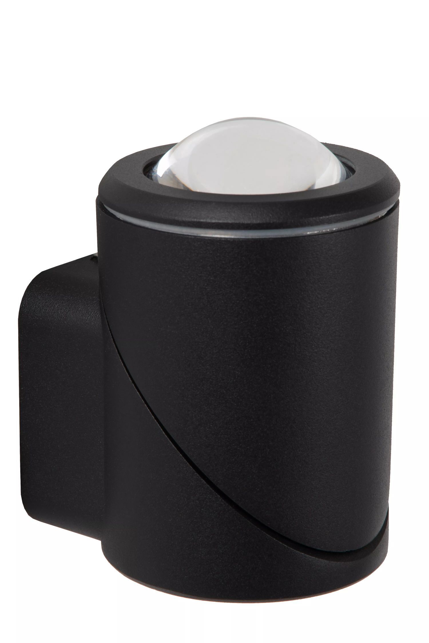 LED Wandstrahler Aluminium Schwarz 2700 K IP65 flexibel