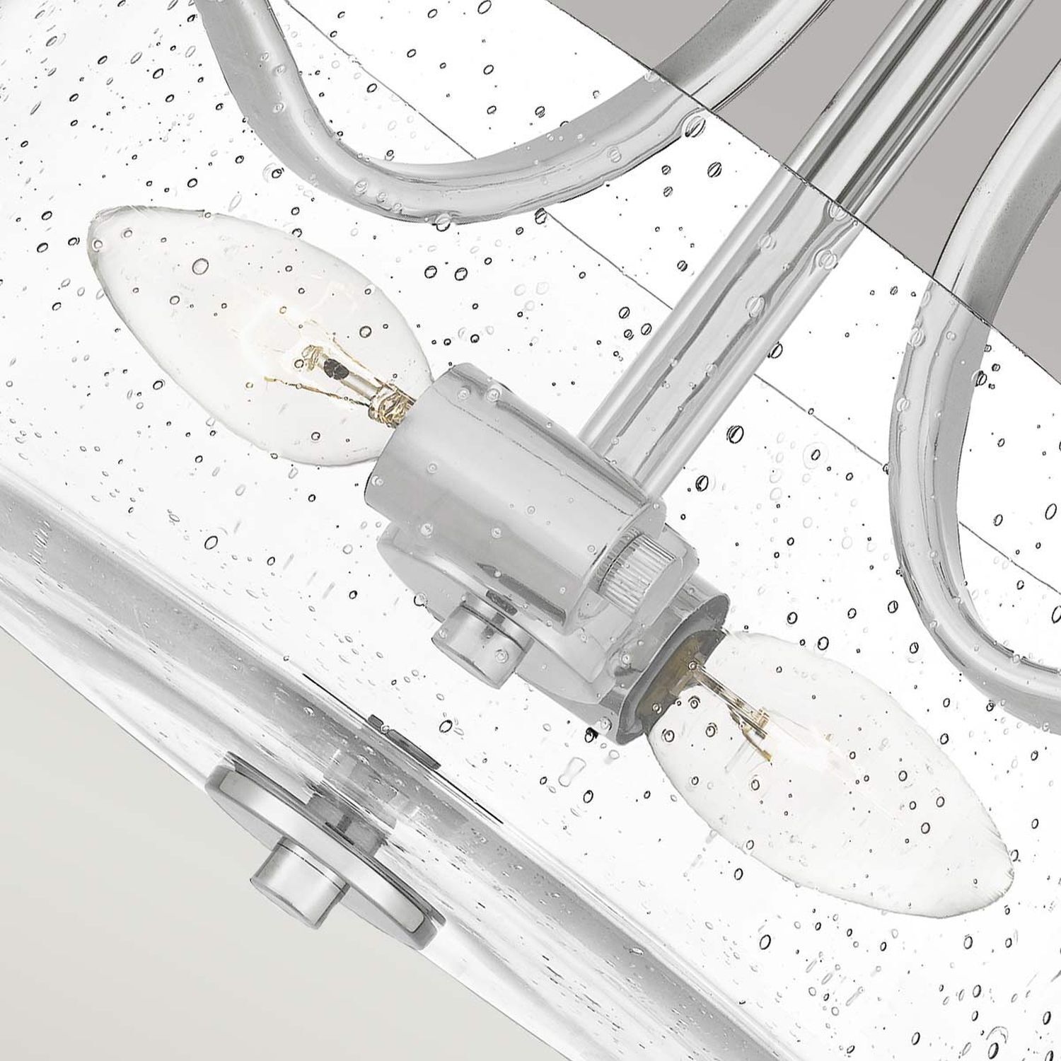 Deckenlampe Jugendstil rund Ø 31,3 cm Nickel Metall Regenglas Glühbirne, Lampe, Lampenfassung, Kabel, Leuchte