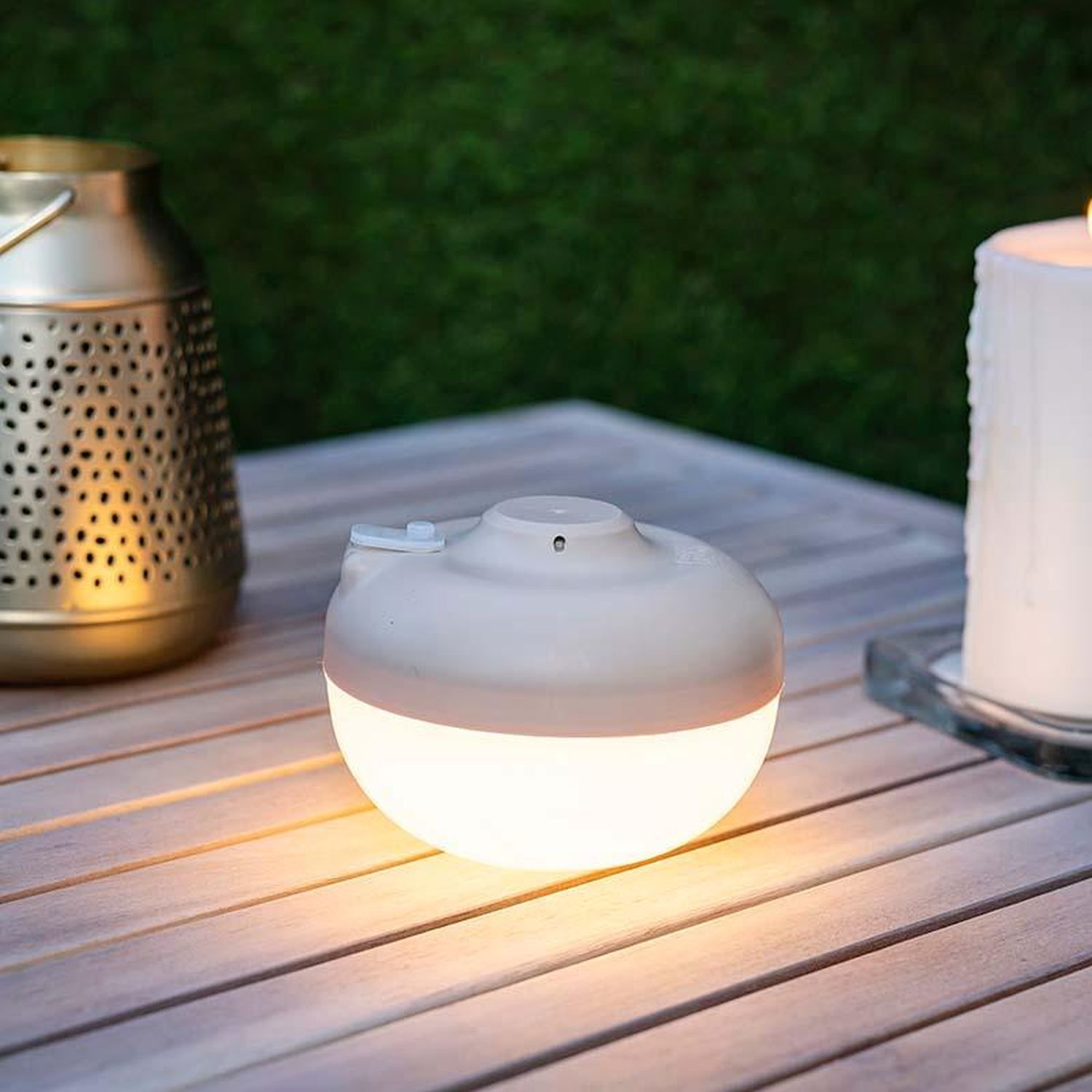 LED Leuchtmittel Akku Haken Magnet 2700 K dimmbar USB Solar CHERRY