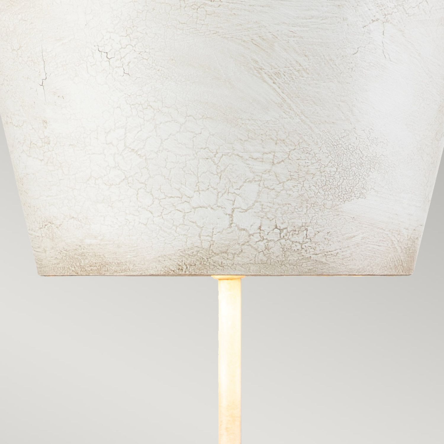 Tischleuchte groß 73,7 cm Creme Weiß Modern XANAD Lampenschirm, Knusprige Textur, Beige, Stofflampe, Stehlampe