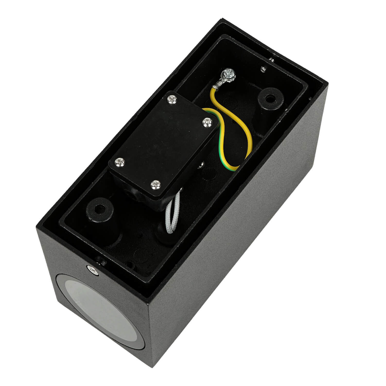 Up Down Leuchte Außen Wandlampe Strahler Schwarz Antik AALBORG Außenwandleuchte Elektronik, Sprecher