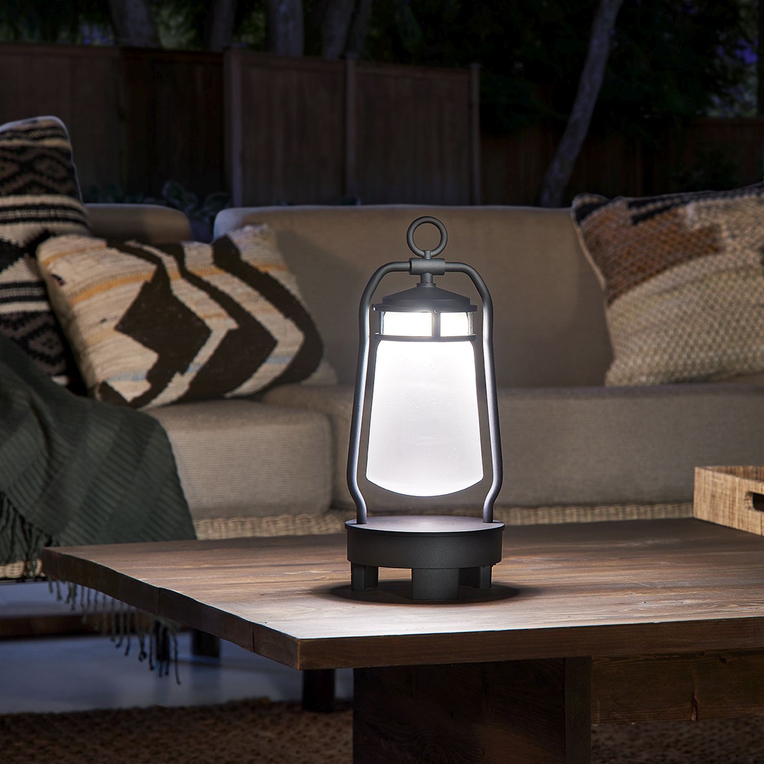 Tragbare LED Außenleuchte Smart Home mit Lautsprecher