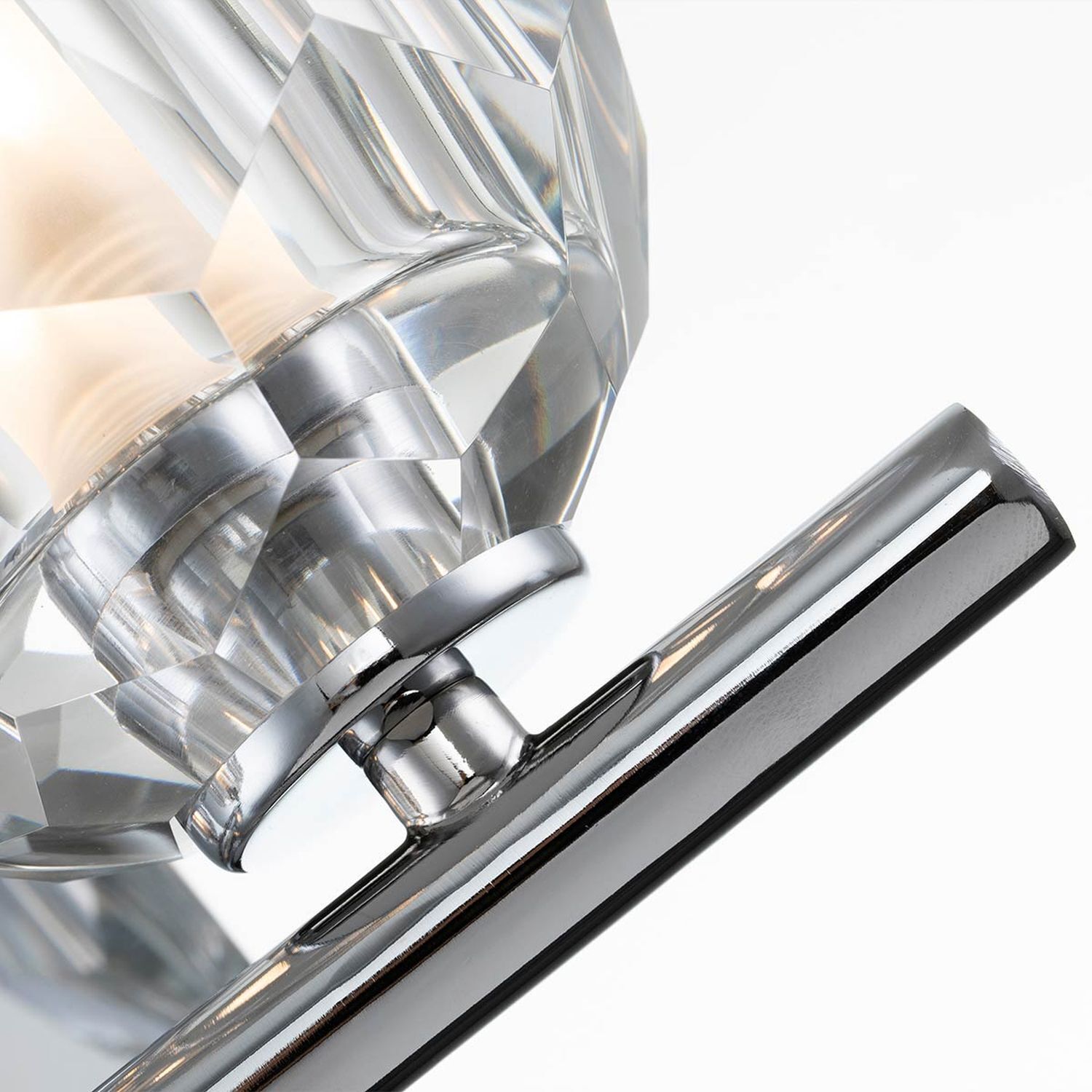 Badezimmerleuchte Kristall LED G9 3000 K 33,4 cm breit klein