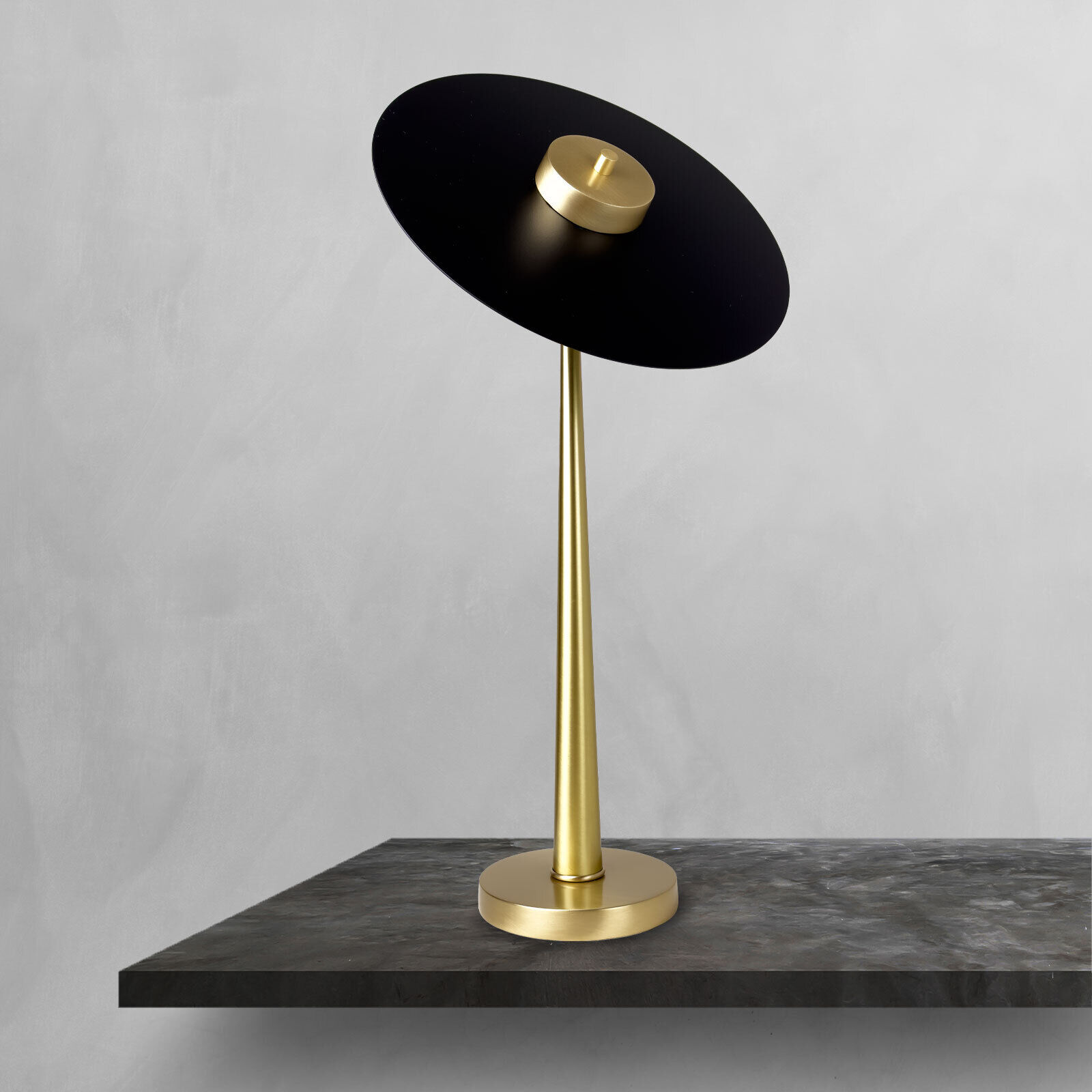 LED Tischleuchte Messing Eisen H: 53 cm 2700 K Modern