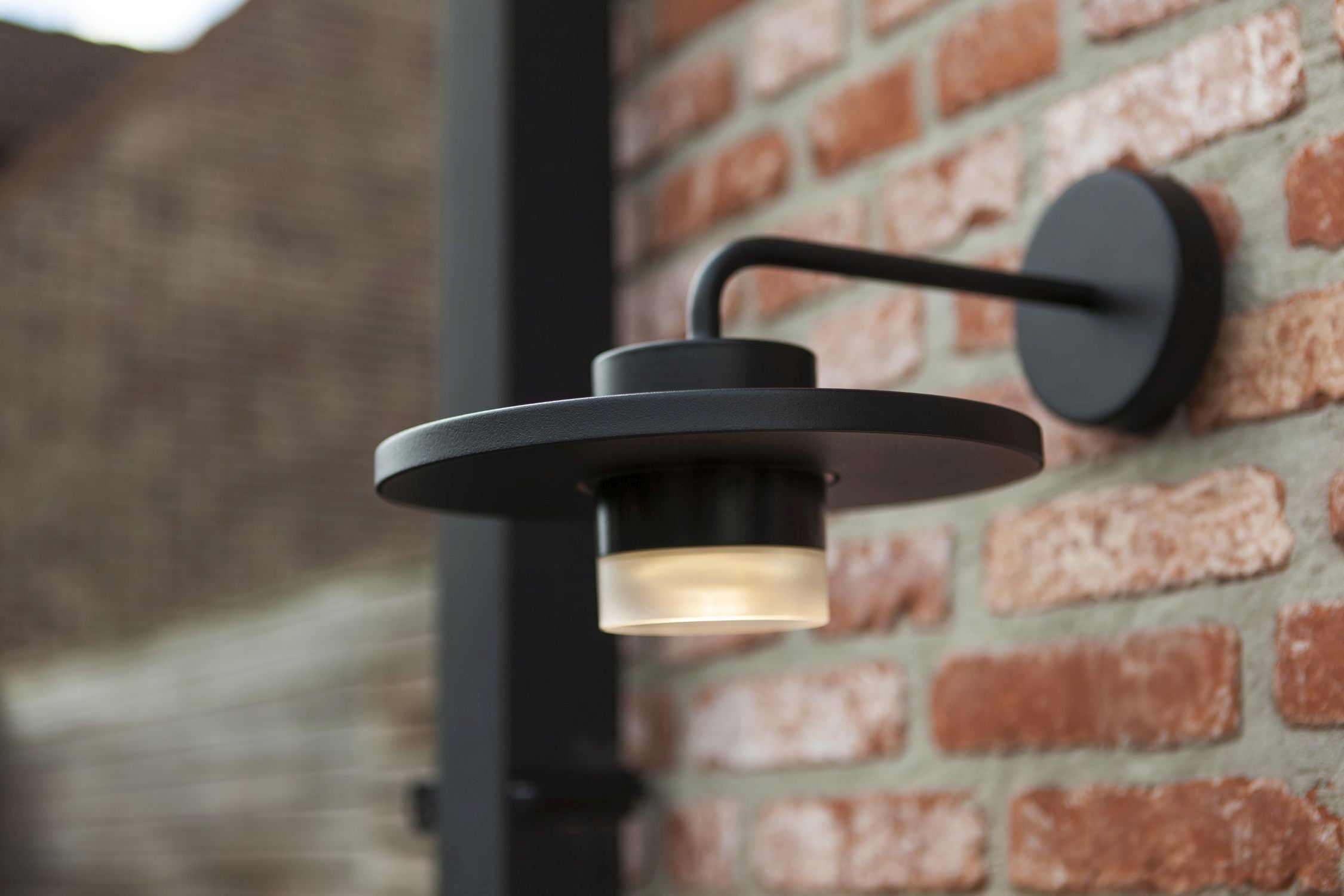 LED Wandlampe außen Aluminium B:24 cm 7 W IP54 Schwarz LED Wandlampe außen Aluminium B:24 cm 7 W IP54 Schwarz