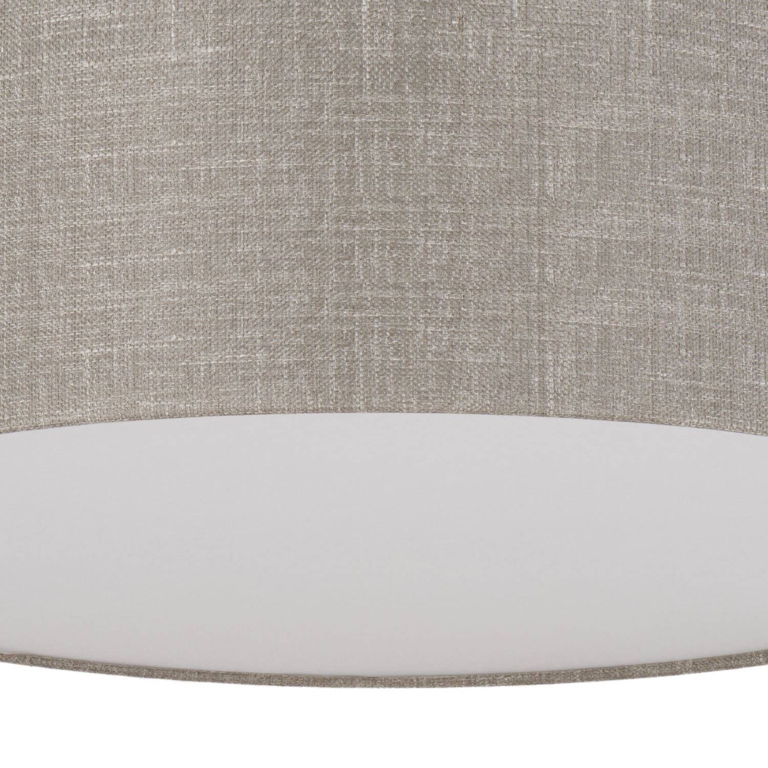 Deckenlampe Stoffschirm Leinen blendarm Ø 40 cm rund
