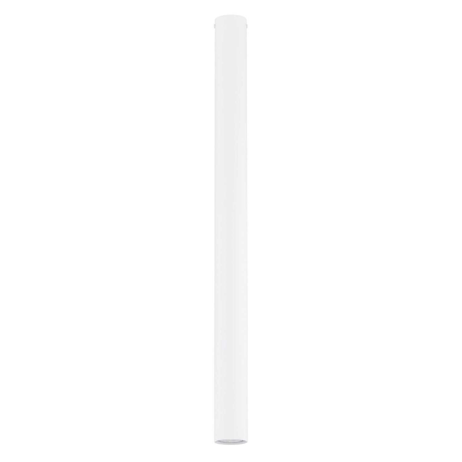 Deckenspot Metall XXL 80 cm hoch B: 6 cm Aufputz Weiß GU10