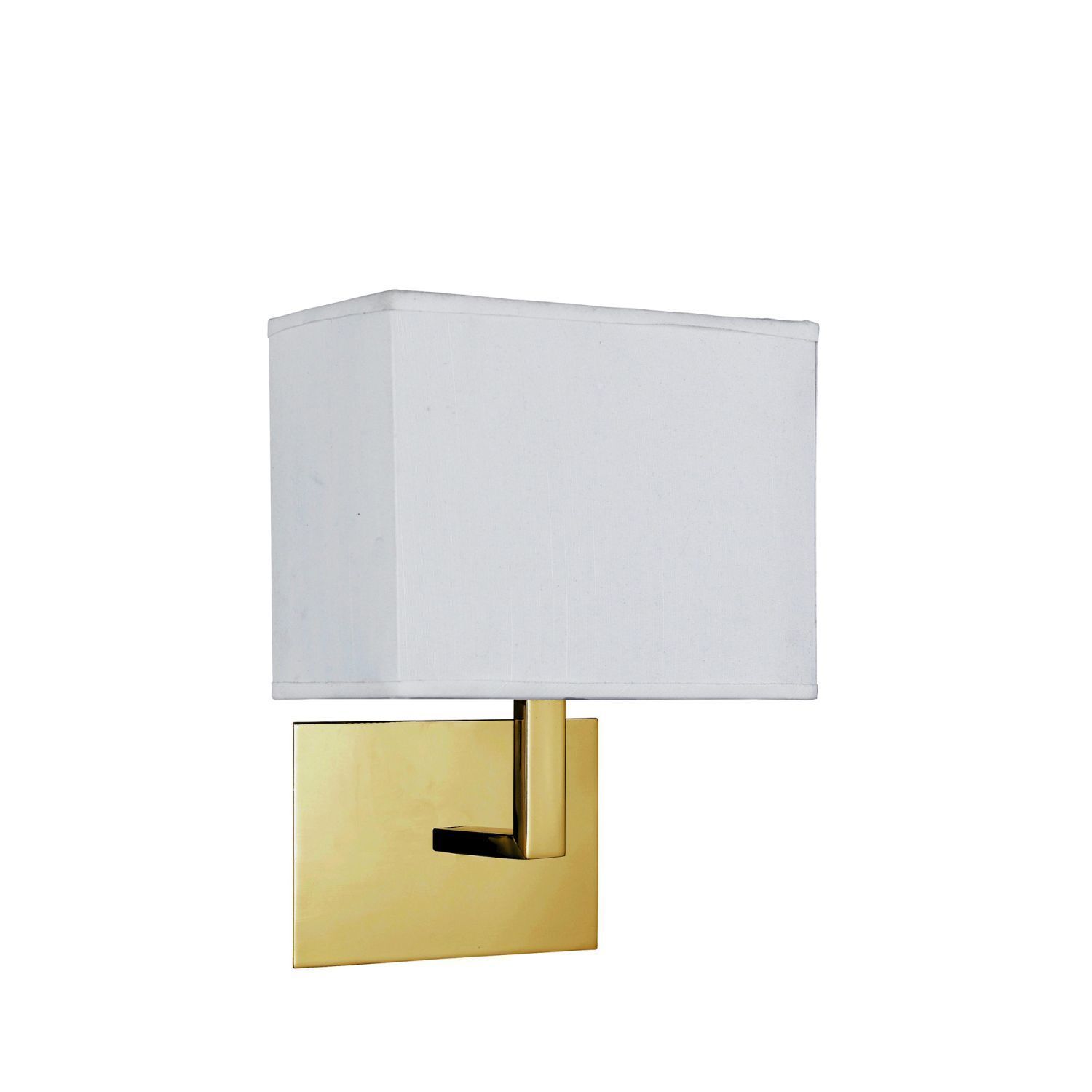 Wandleuchte Stoff Metall blendarm H:26 cm mit Schalter