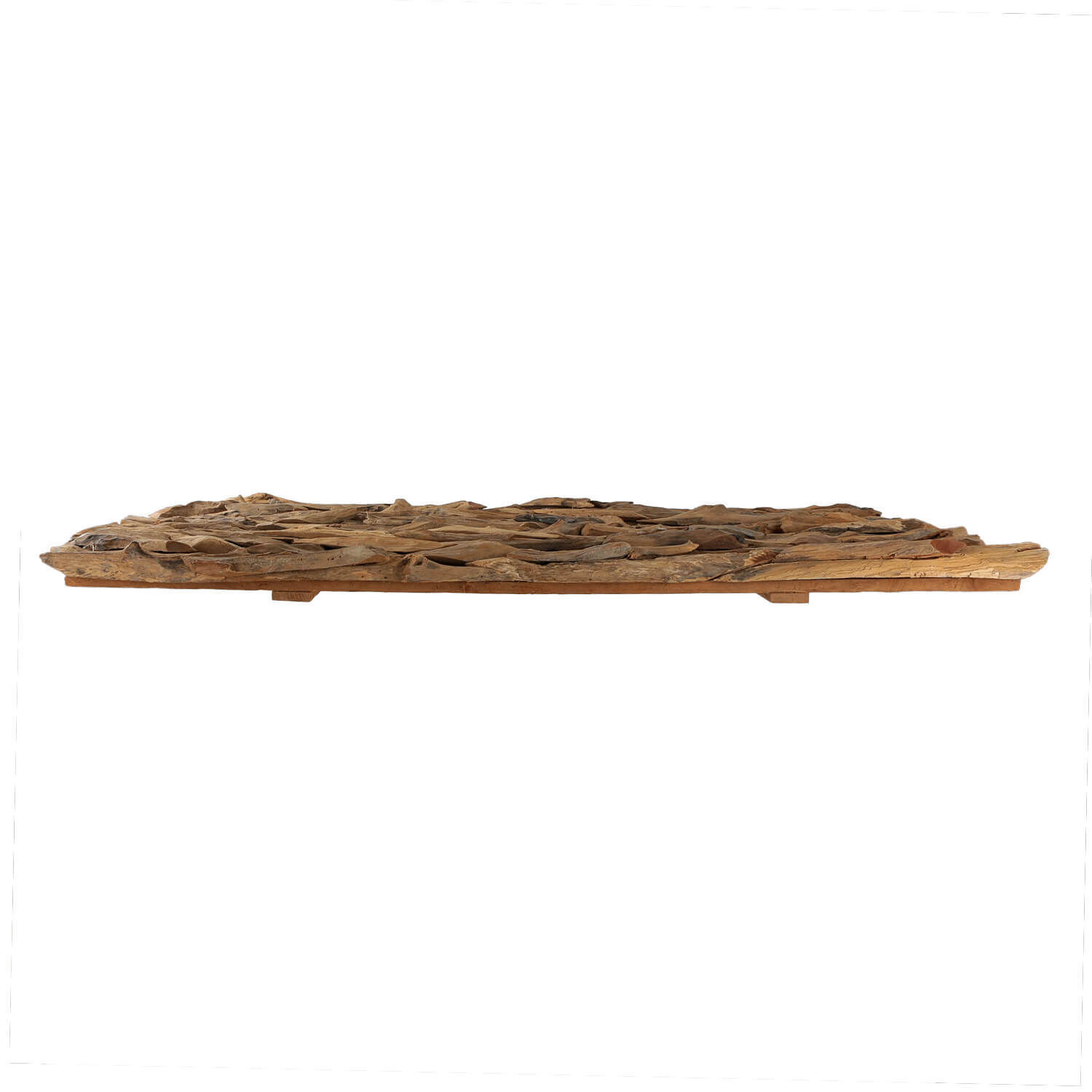 Wanddekoration Teakholz B: 50 cm H: 90 cm Unikat Handarbeit Holz, Treibholz