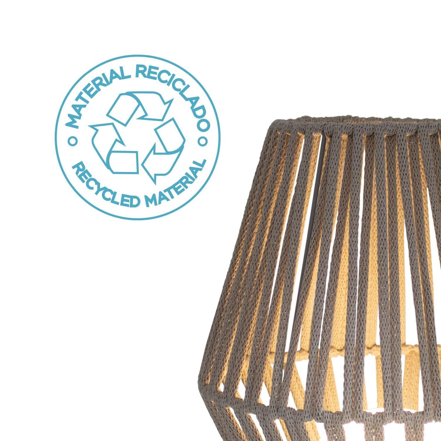 Lampe, Symbol für Recycling, Symbol, Lampenschirm