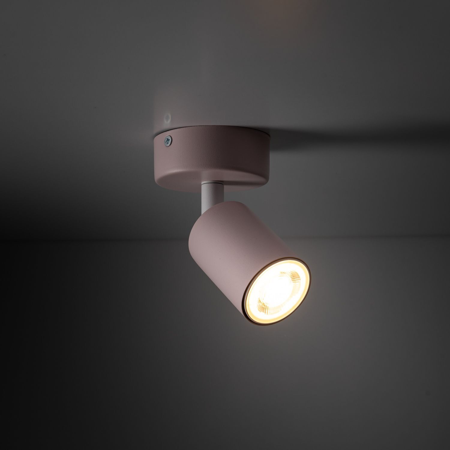 Deckenlampe Kinderzimmer Rosa GU10 rund Ø 13 cm klein Beleuchtung, Deckenleuchte