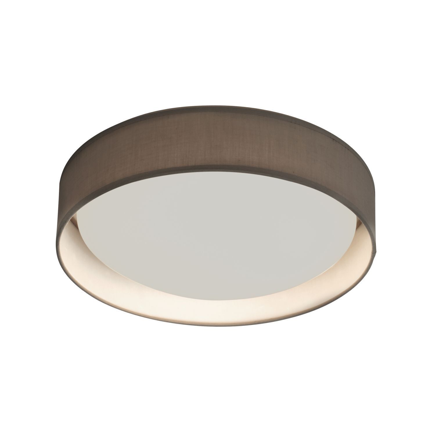 LED Deckenleuchte blendarm Ø50 cm rund Stoff 1652 lm