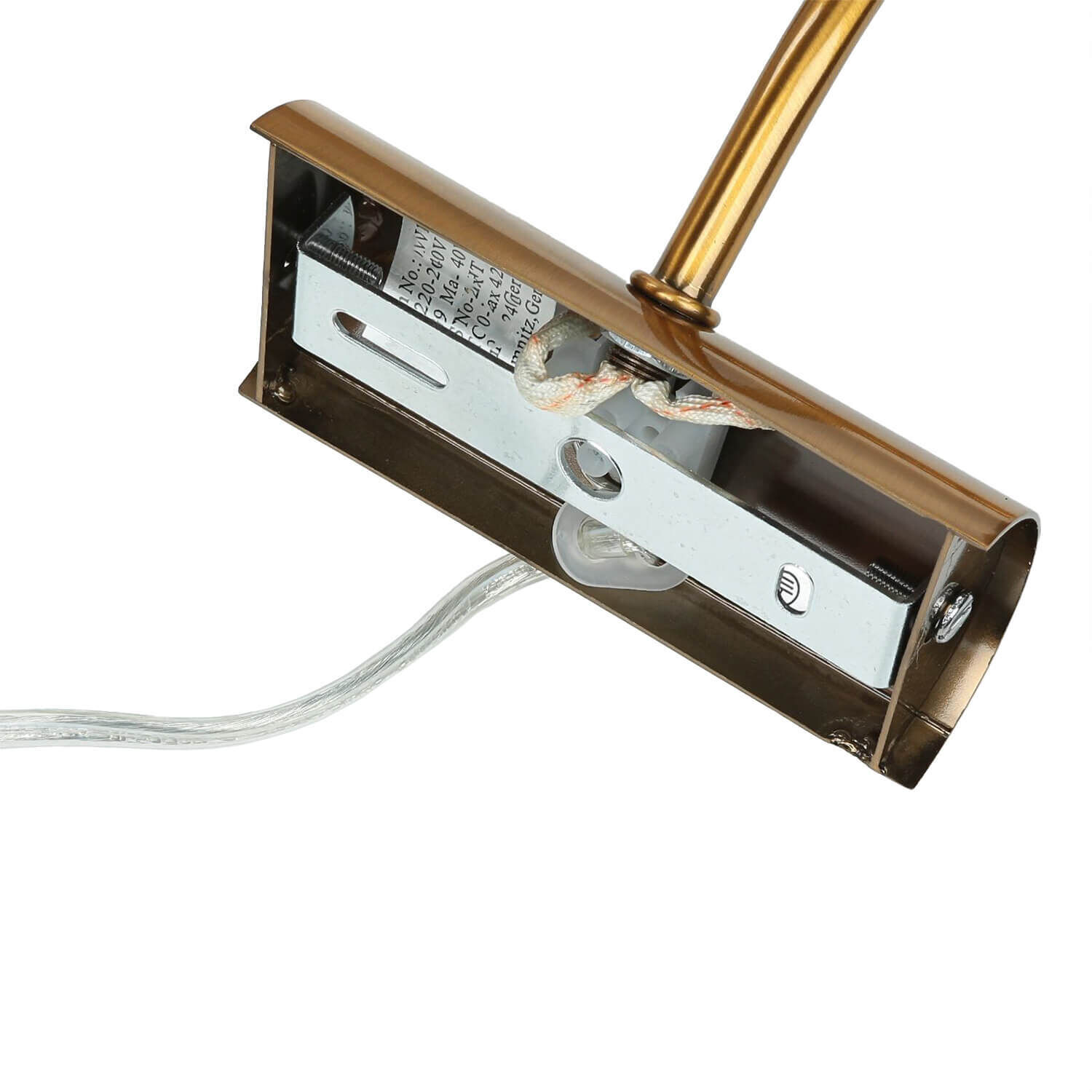 Bilderlampe Stecker in Bronze 2x G9 Wohnzimmer