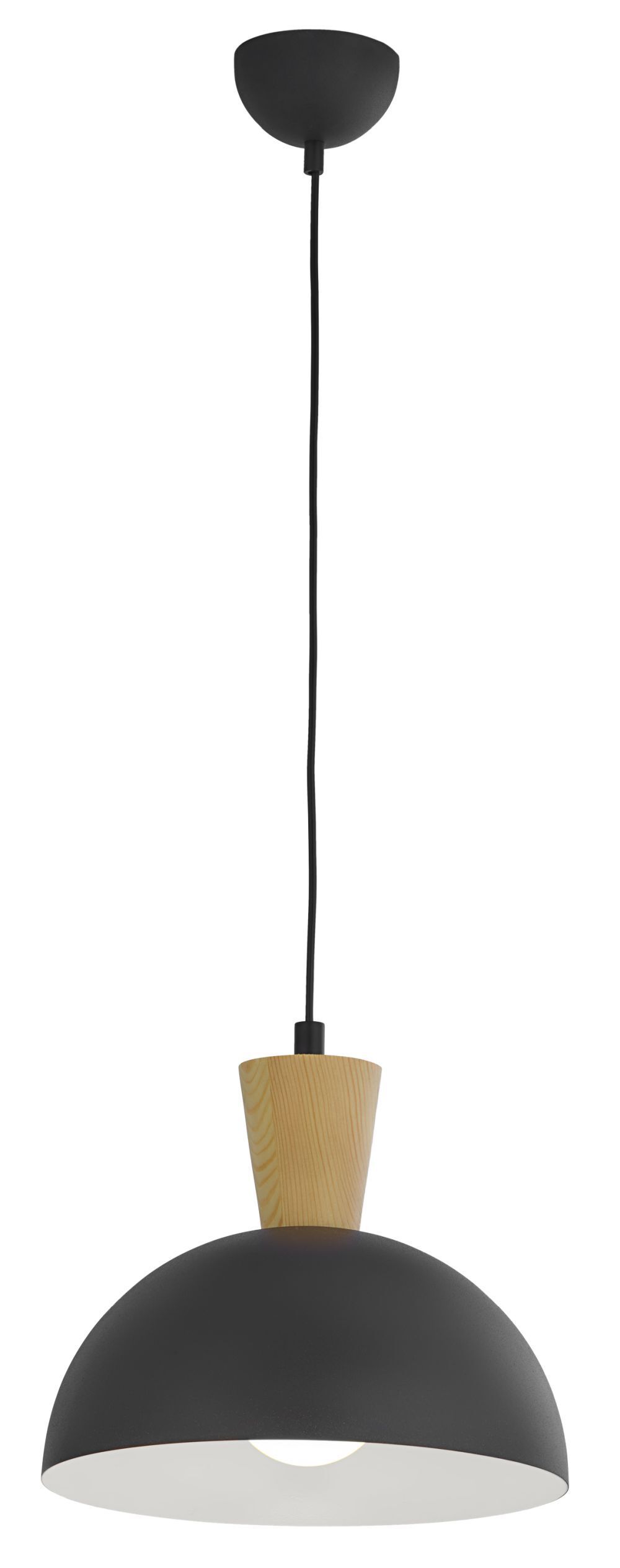 Retro Pendelleuchte Metall Ø31cm rund E27 wohnlich