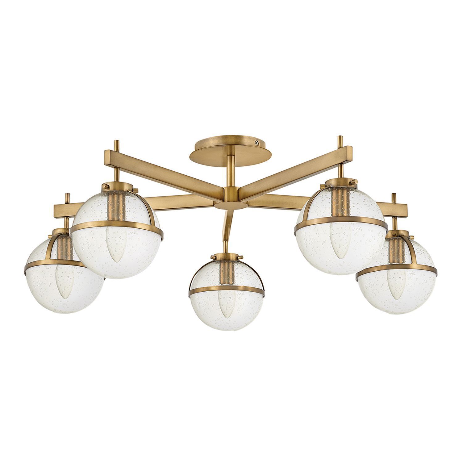 Badezimmerlampe Decke Glas Metall E14 IP44 81,3 cm breit