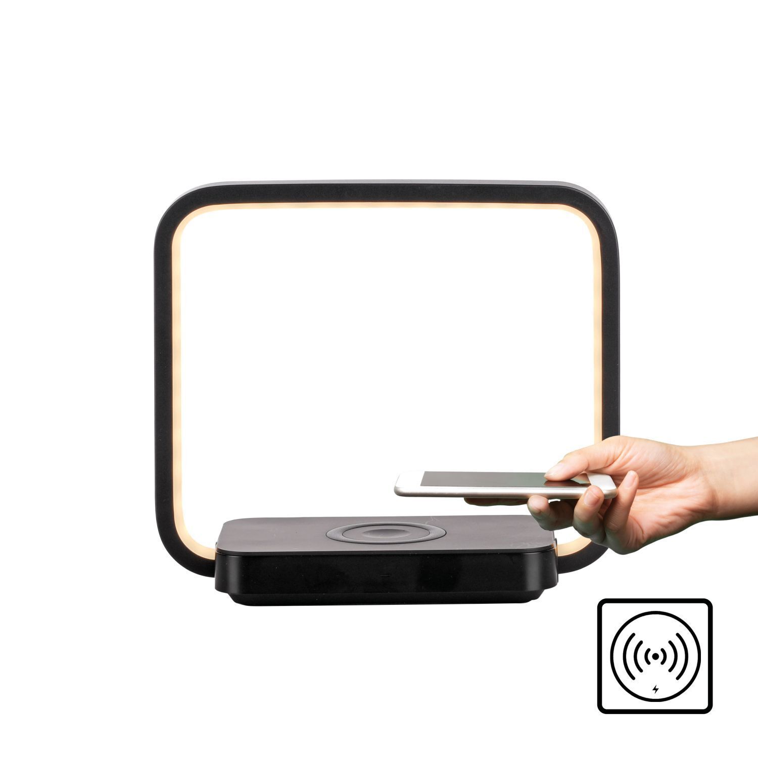 Dimmbare LED Tischleuchte Touch 3000 K 2 W Ladefunktion Weißes Brett