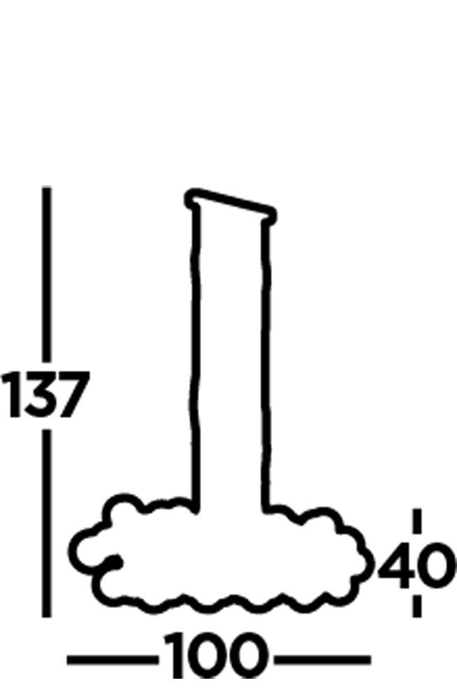 Pendelleuchte groß B: 100 cm 25x G9 Rauchglas Kugelschirme