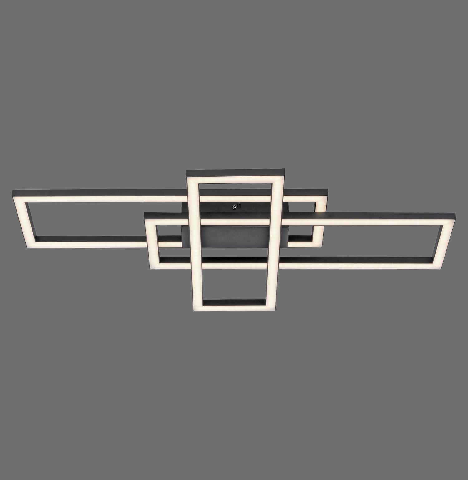 Dimmbare LED Deckenleuchte Schwarz 19 W 3000 K drehbar