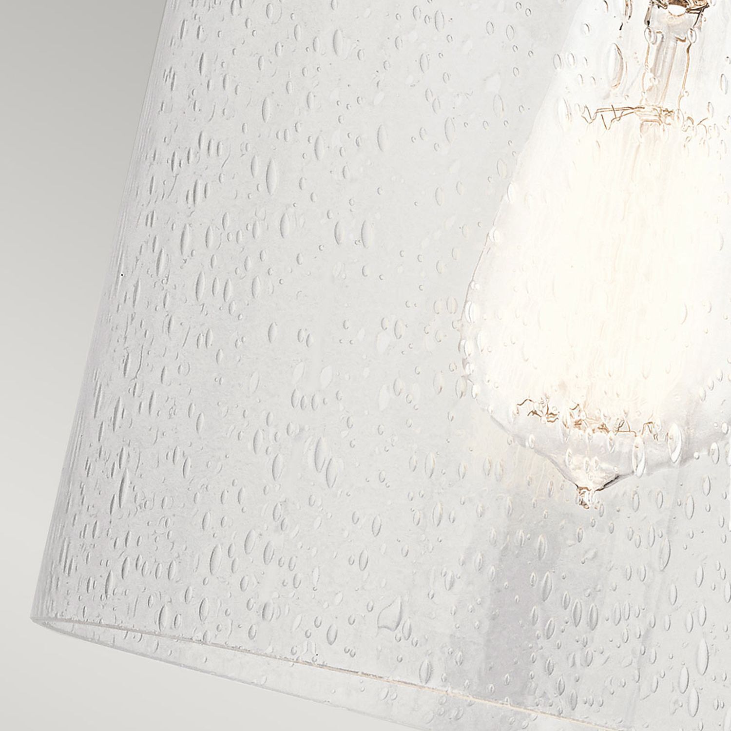 Wandlampe Glas Metall E27 42,1 cm hoch DEIRA Lampe