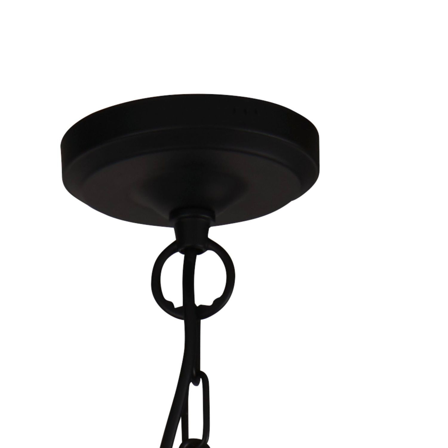 Hängelampe Schwarz Klar B: 30 cm E27 Glas Metall E27