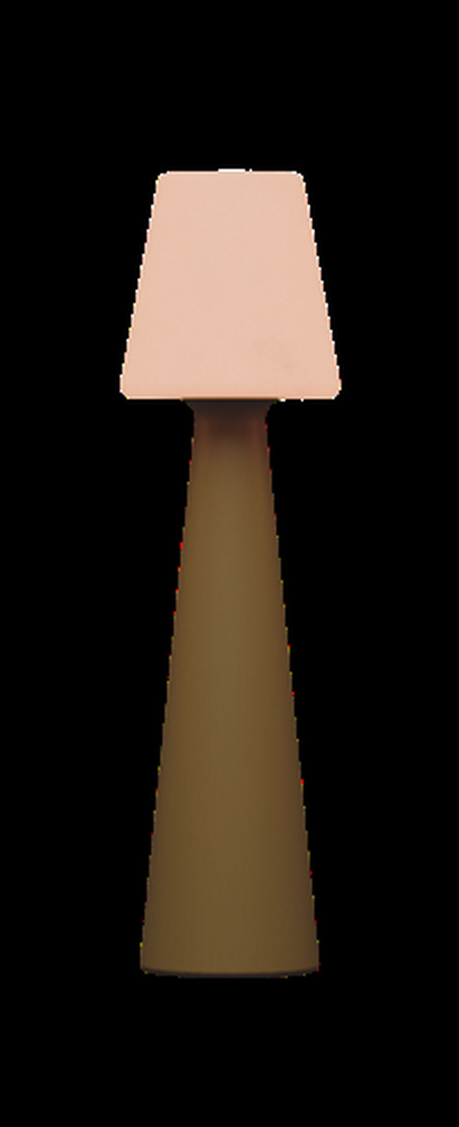 lampenschirm, tischlampe, pfirsich, pinkes schirmchen, brauner fuß