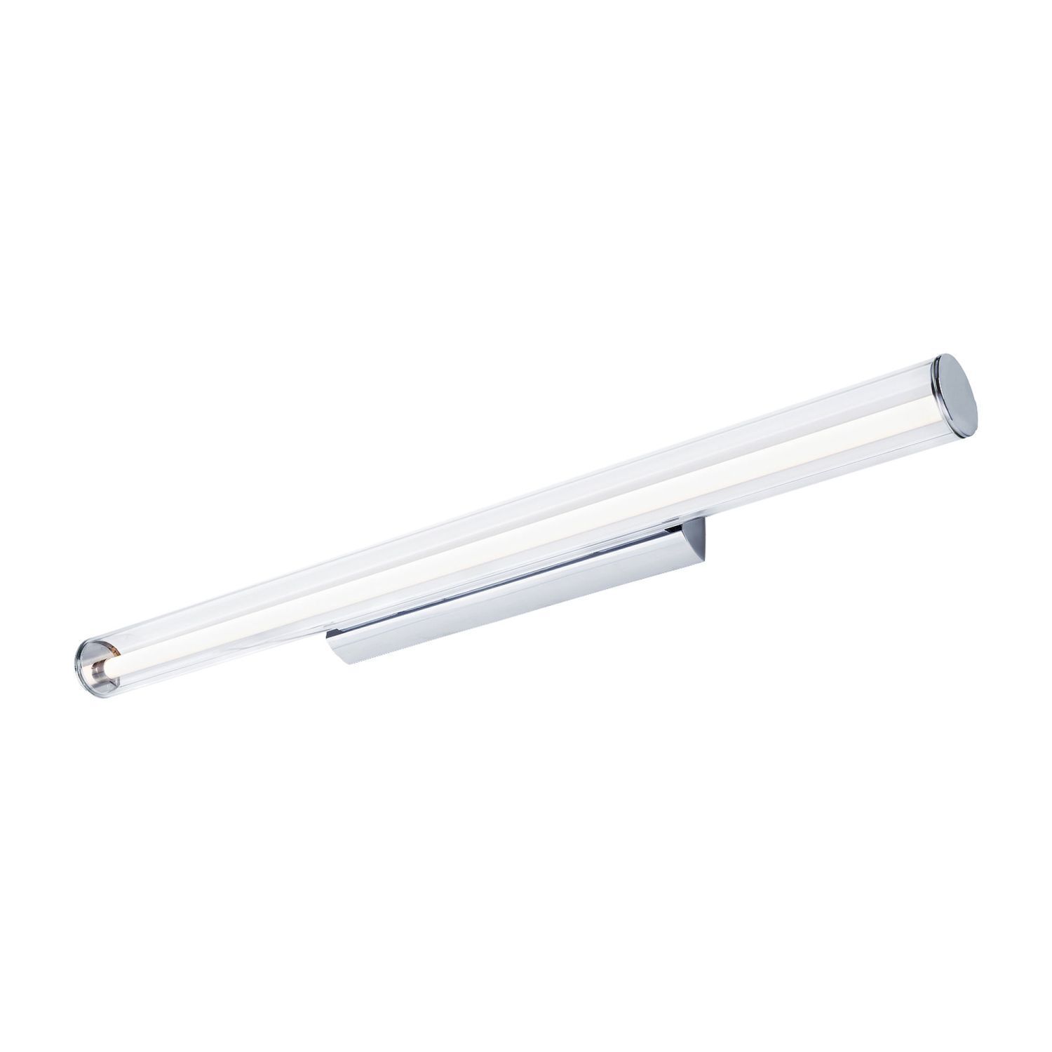 LED Wandleuchte Badezimmer 89 cm lang Chrom 3000 K 1300 lm