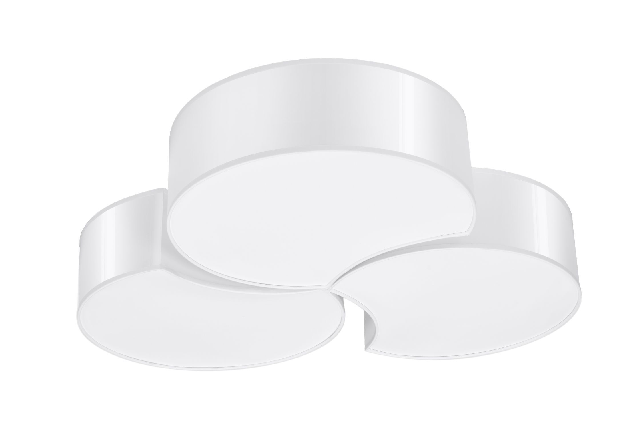 Deckenlampe Weiß Modern blendarm 6x E27 dekorativ
