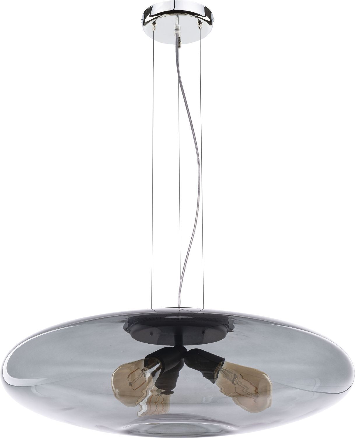 Hängeleuchte in Graphit 3-flmg rund Lampe Esstisch Lampe, Kronleuchter