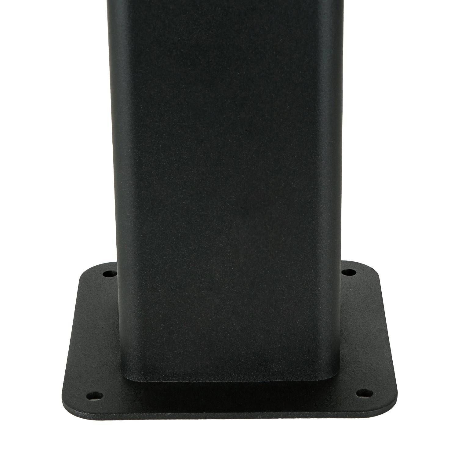 Pollerleuchte LED Aluminium 50 cm 10 W 900 lm IP44 schwarz, metall, basisplatte, fußstütze, angeln