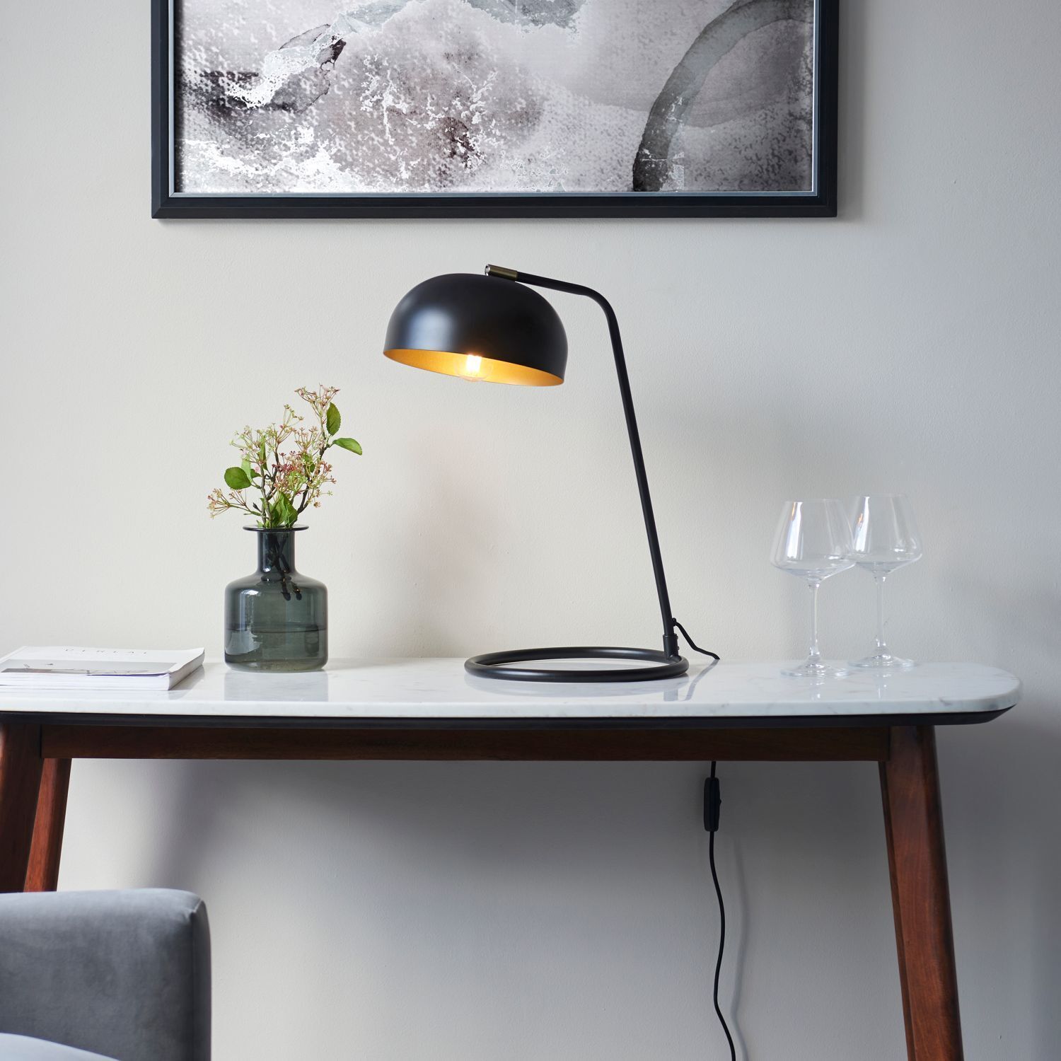 Lampe, Mobiliar, Tabelle, Schreibtisch