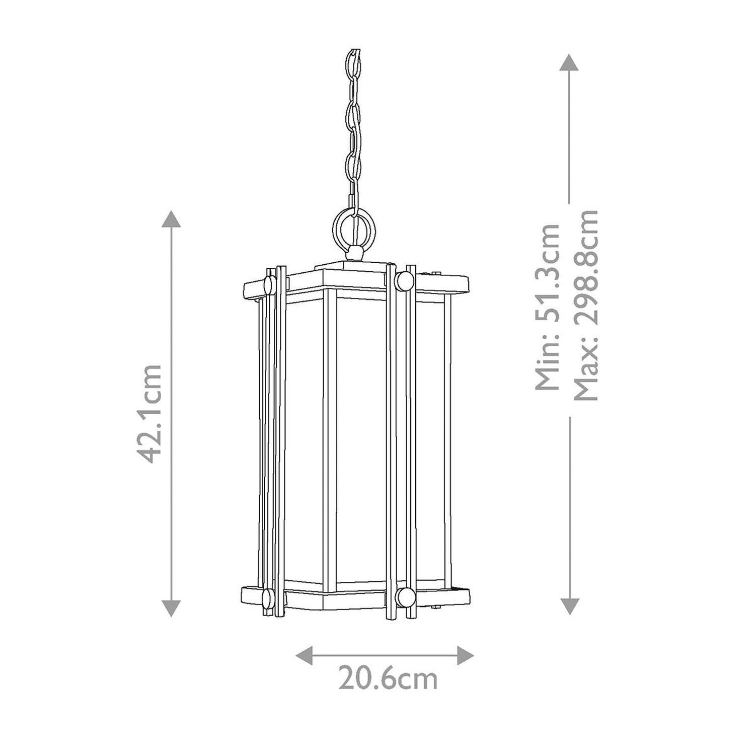 Glanzvolle Pendellampe GORDON außen Modern Design Tür