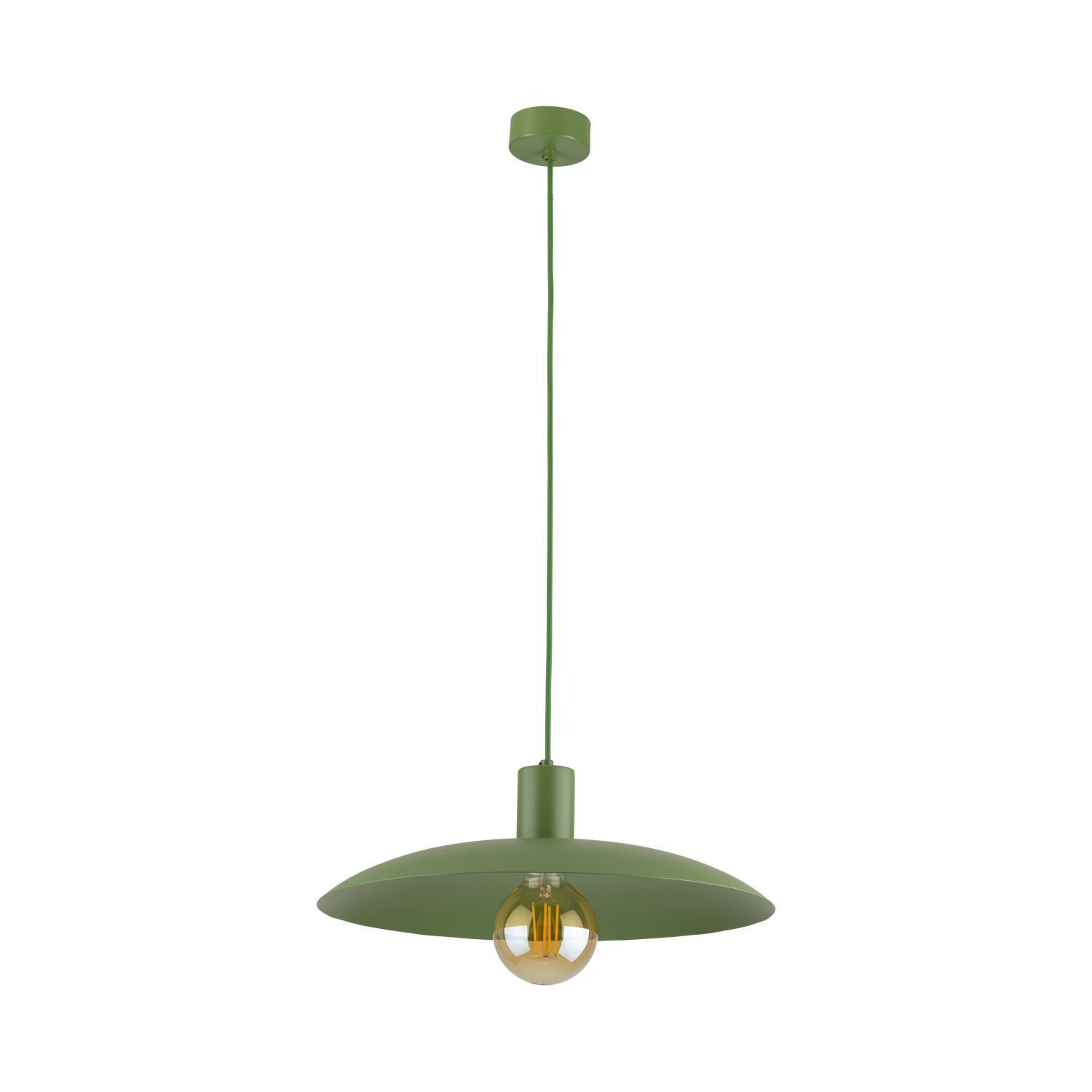 Runde Hängelampe Metall Ø41 cm E27 Loft in Grün