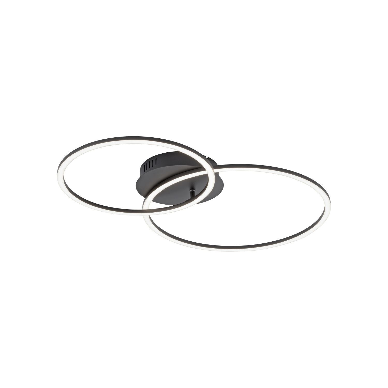 LED Deckenleuchte Metall Schwarz 26 W 3000 K flexibel