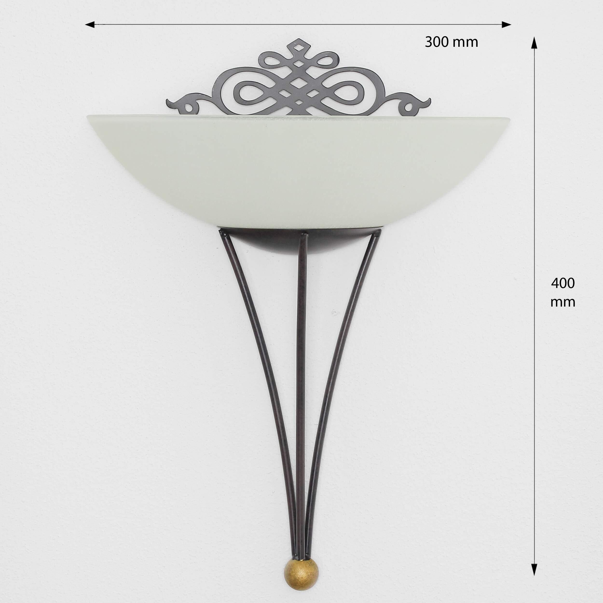 Schalen Wandleuchte Mestre Gold