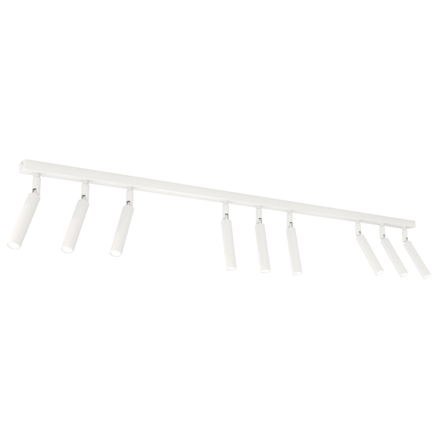 Verstellbarer Deckenspot Weiß Metall G9 116 cm länglich