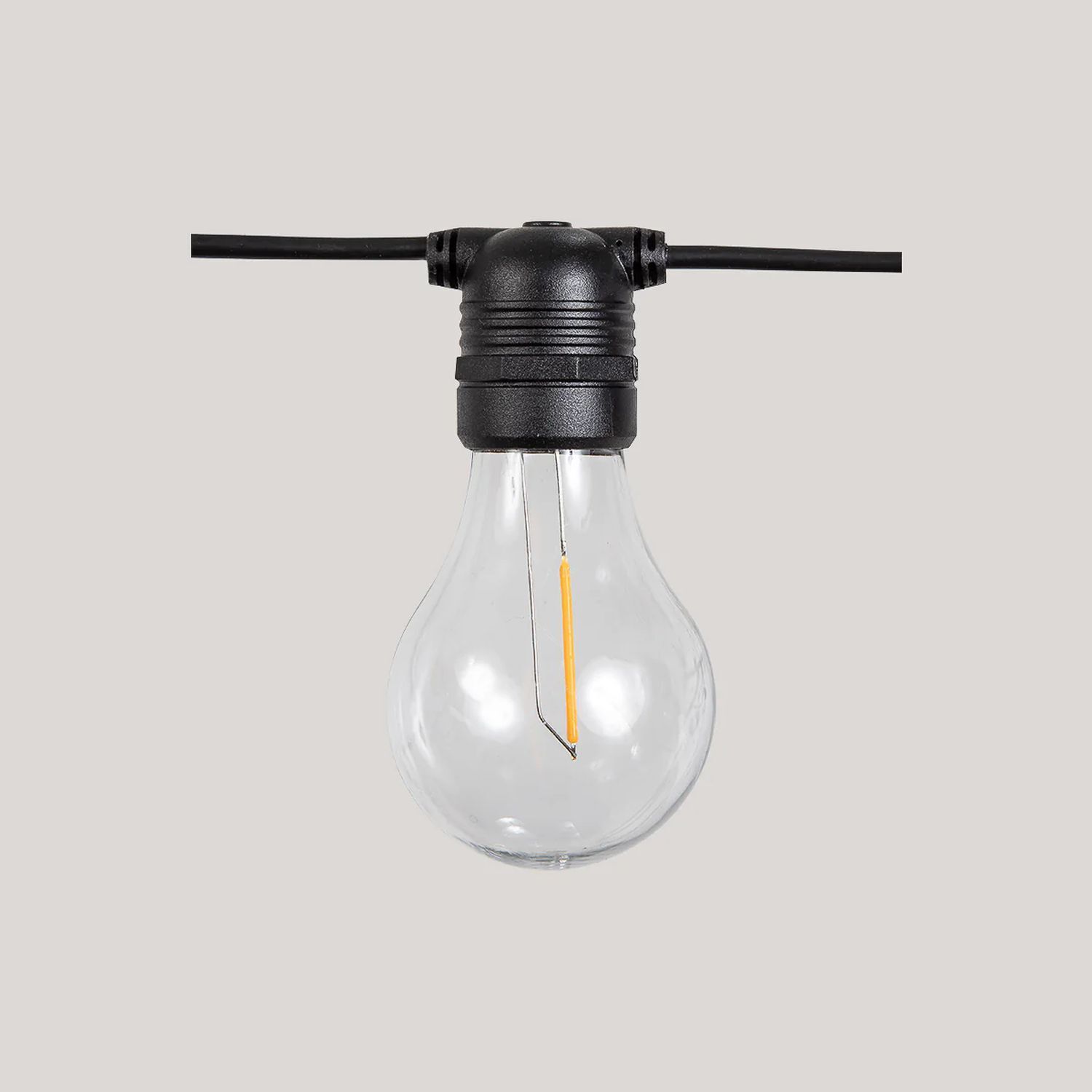 LED Lichterkette außen 2700 K Schwarz IP44 Modern Licht, Gerät, Elektrische Bohrmaschine, Werkzeug, Glühbirne