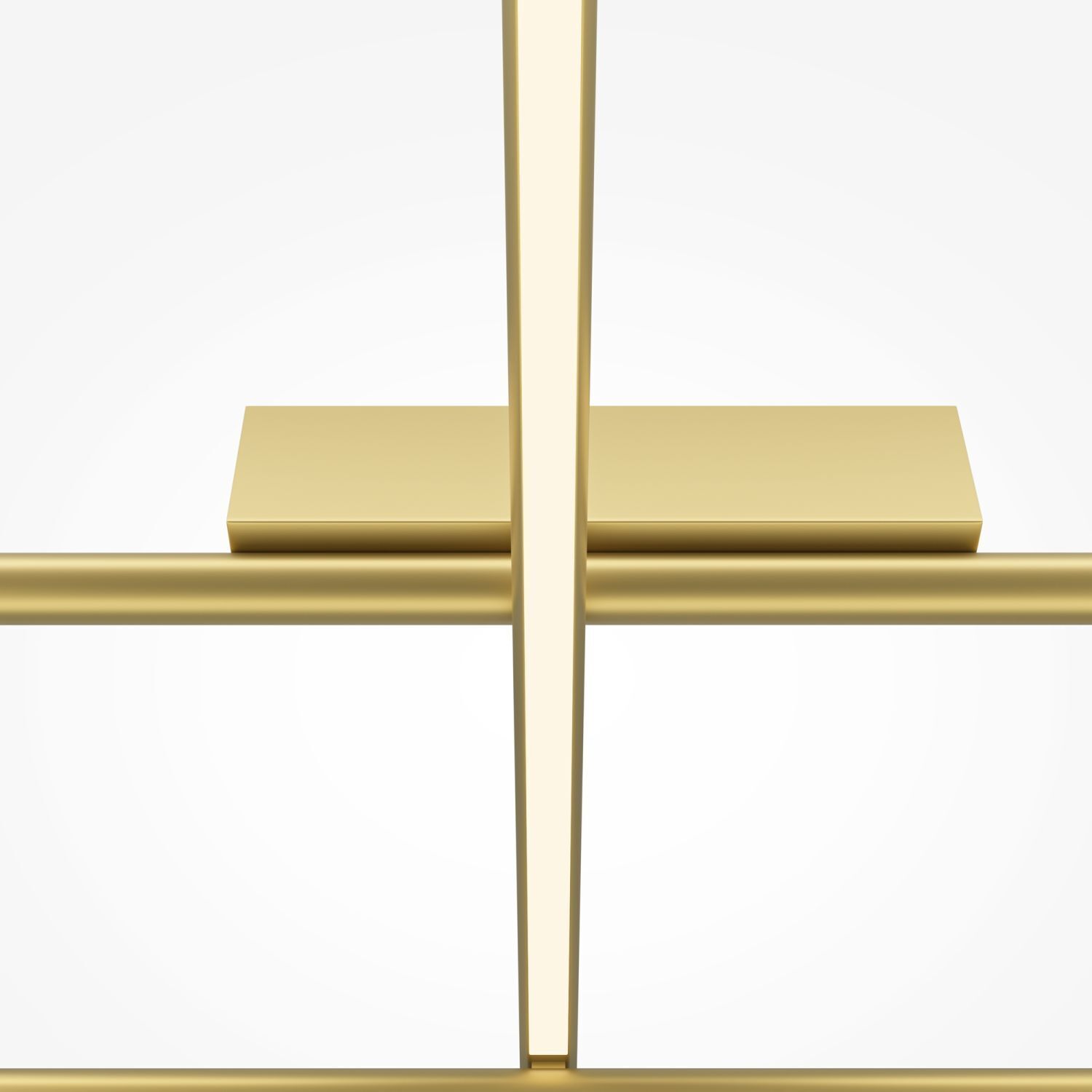 LED Deckenlampe Aluminium in Gold 3000 K warmweiß SIRI