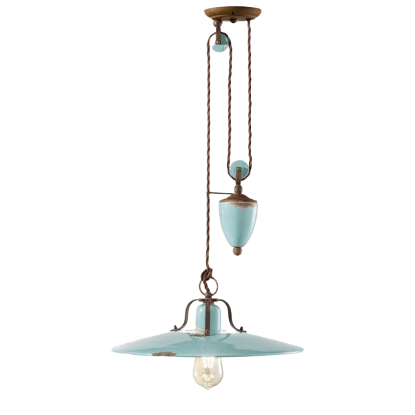 Pendelleuchten Höhenverstellbar hängelampe, pendellampe, metall, türkis, e27 lampe